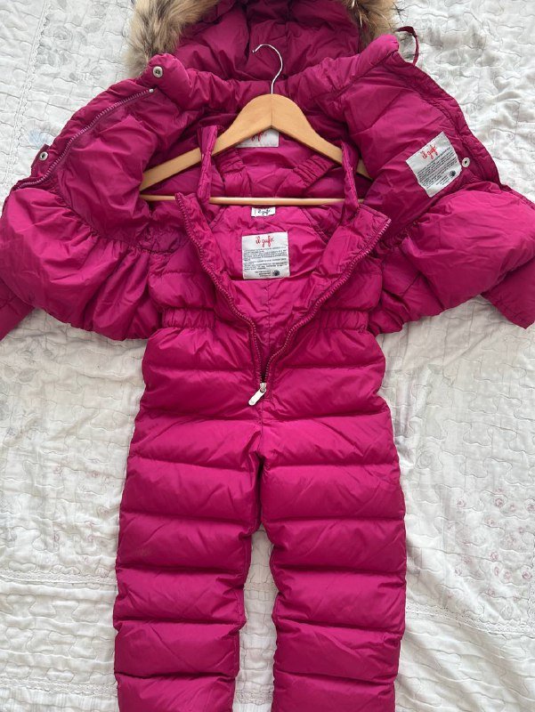 Зимний комбинезон на натуральном пухе для детей 2-4 лет 3