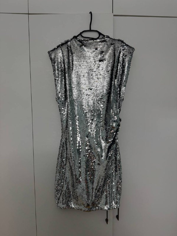 Платье в пайетках H&M размер M 2