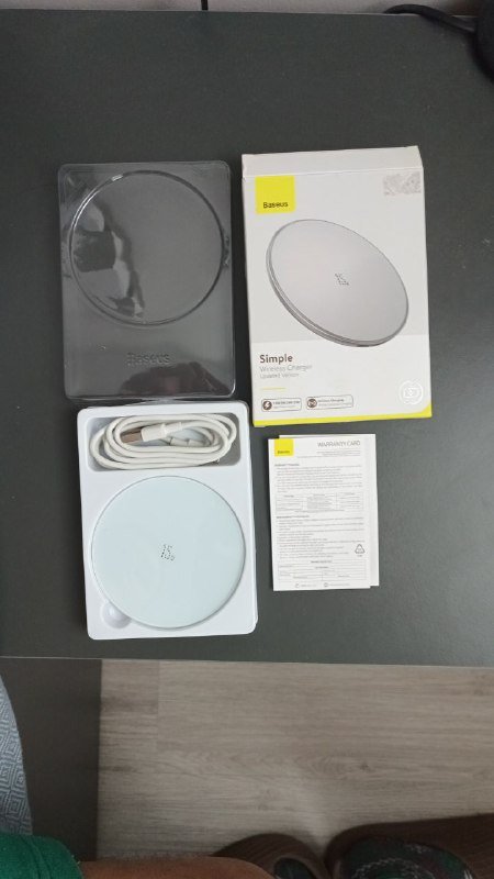 Зарядник wireless Baseus в полном комплекте