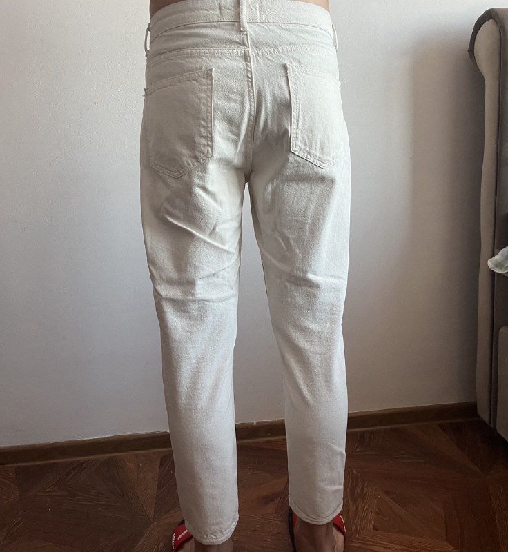 Мужские джинсы LCW Jeans W32 Loose Fit молочный цвет 2