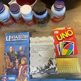 Пряжа, новогодний фонарь, форма для духовки, формочки для печенья, шарф, добавки, настолки, книга, боксерские перчатки, фитнес резинки 6