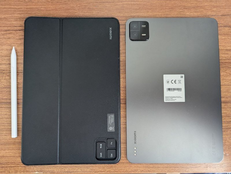 Планшет Xiaomi Pad 6 с чехлом-клавиатурой и стилусом 3