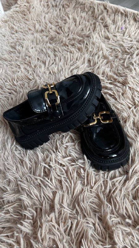 Детские лоферы черные лаковые размер 28 2