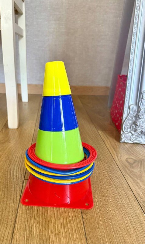 Кольцеброс, футбольные фишки, массажный коврик