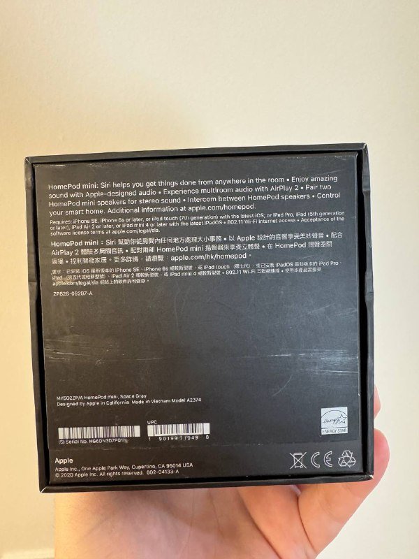 Колонка Apple HomePod Mini MY5G2 3