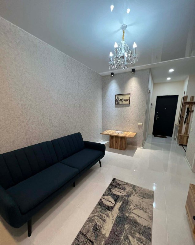 2-комнатная квартира, 1 спальня, 50 м2, с мебелью