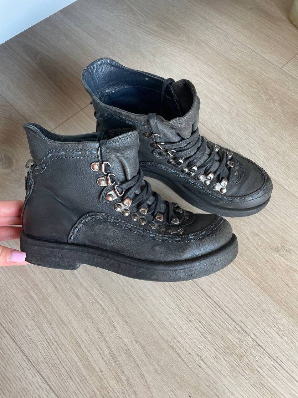 Ботинки кожаные, размер 36