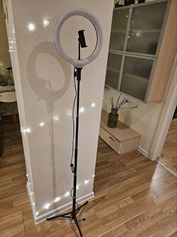 Лампа кольцевая rgb с креплением для телефона