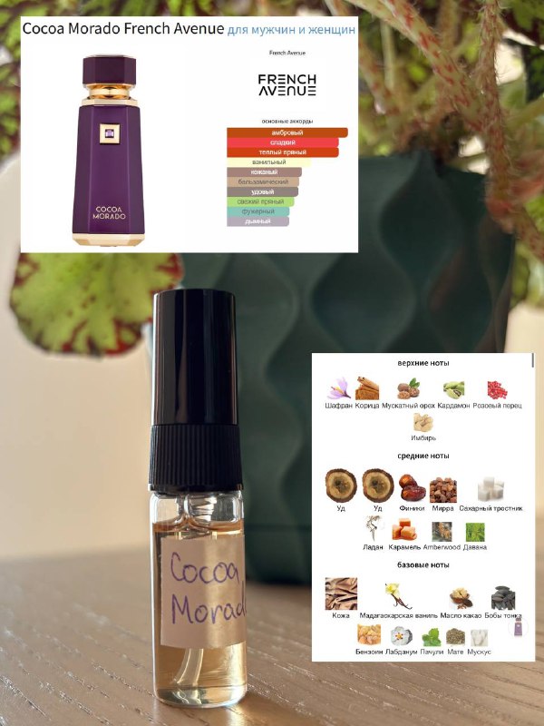 Отливанты Spectre Wraith, Cocoa Morado, Tabac, Secret Gardenia, Lumière Dorée 2