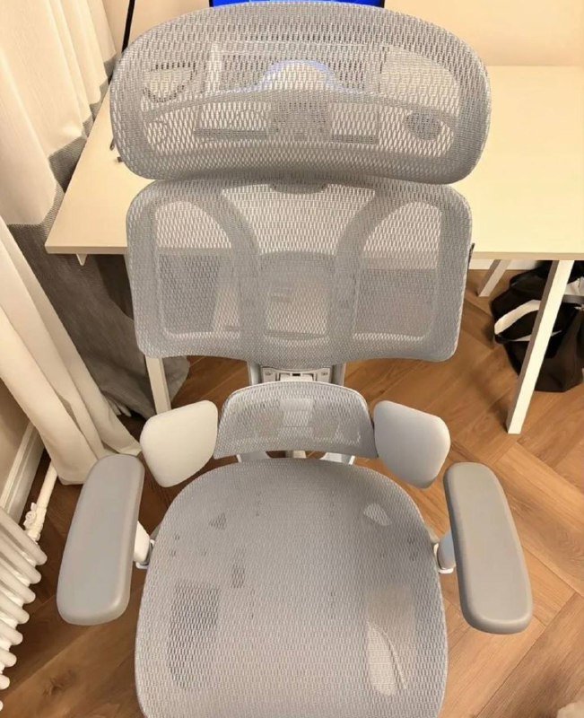 Офисное компьютерное кресло с поддержкой поясницы и подголовником 4