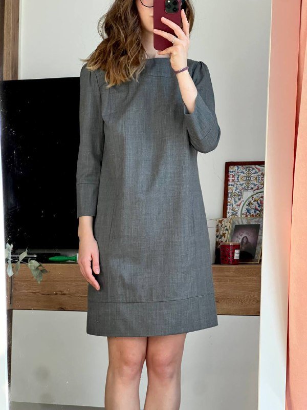 Деловое платье из верджинской шерсти Patrizia Pepe 4