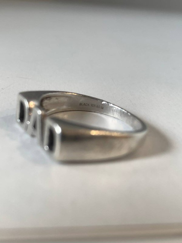 Кольцо DAD серебро 925 3