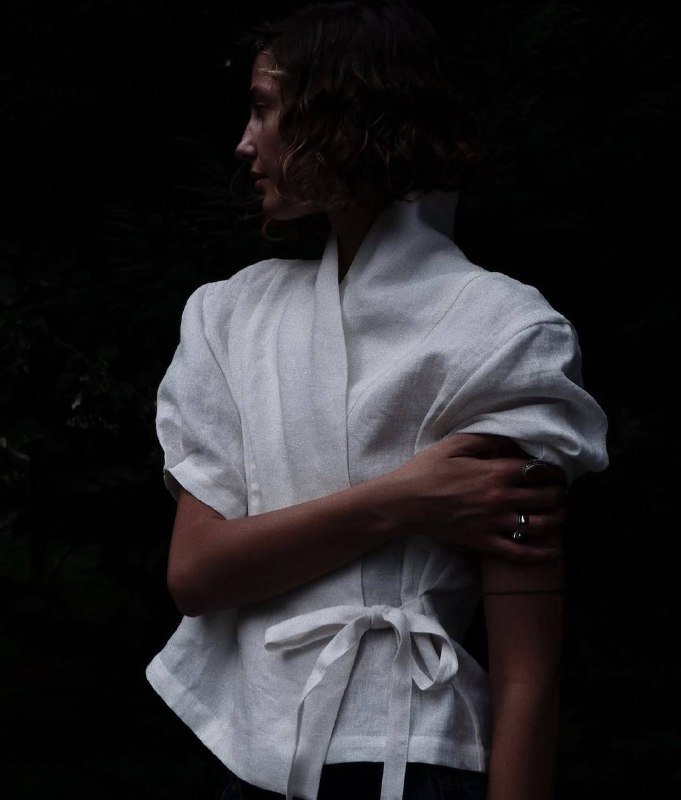 Рубашка из льна Hamo, размер S 3