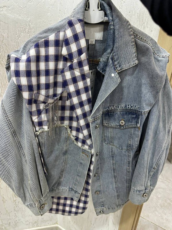 Джинсовая курточка пиджак, джинсы Pull&Bear, джинсы Stradivarius