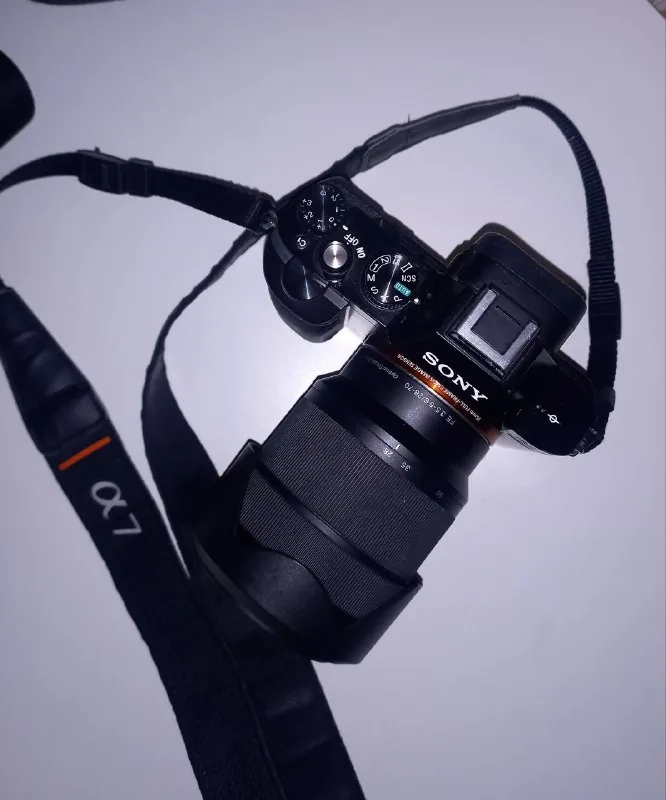 Sony A7, объектив 28-70mm, штатив, вспышка Godox 1