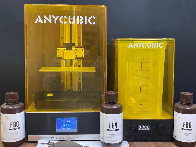 DLP фотополимерный 3D принтер Photon Mono X, UV сушилка