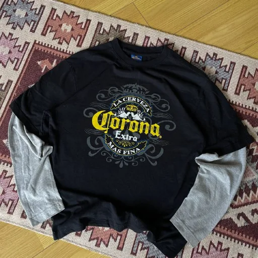 Винтажный лонгслив Corona Extra 2006 года