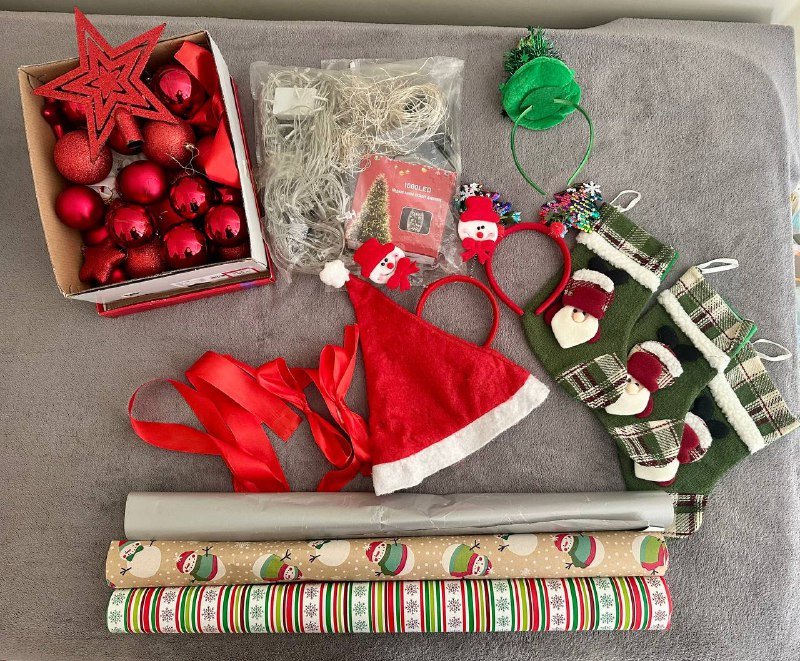 Ёлка 180 см с украшениями и гирляндами 3