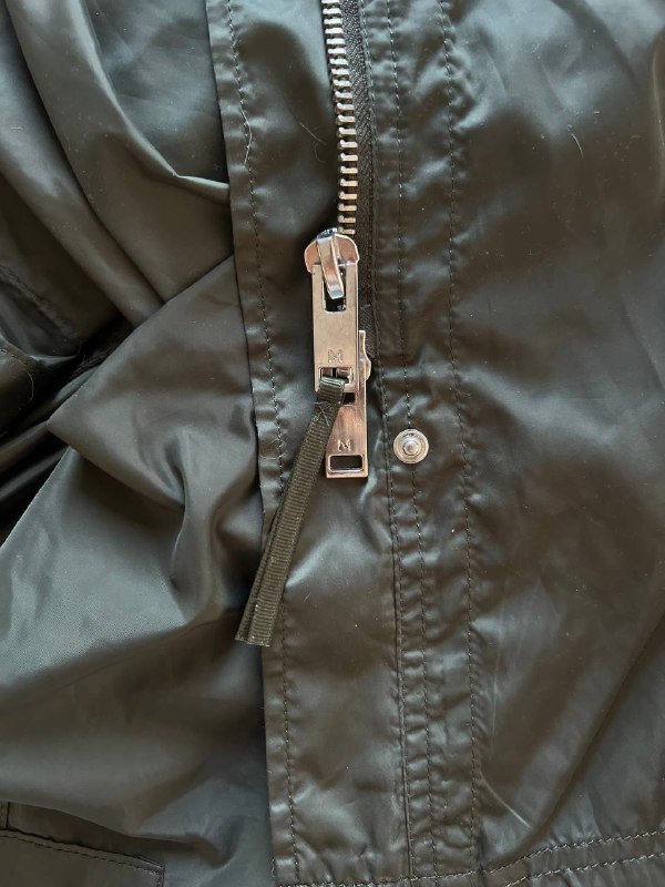 Тренч плащ ветровка MANGO темно-зеленый S XS 4