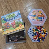 Игрушки, книги, дартс, настолка, мозаика, нагрудник 6