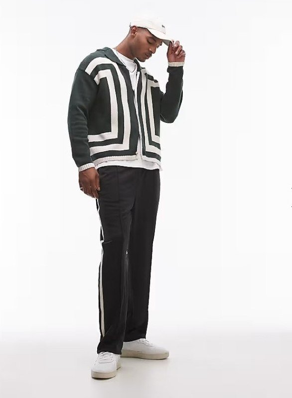 Мужской хлопковый кардиган TOPMAN XL