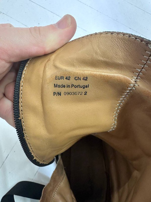 Кожаные ботинки унисекс размер 42 4