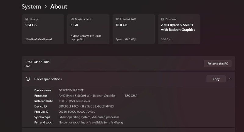 Lenovo Legion 5 17ach6h ноутбук 4