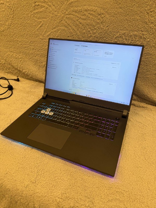 Ноутбук Asus ROG Strix G713QM Ryzen 9 5900HX RTX 3060 64GB 2 SSD 6