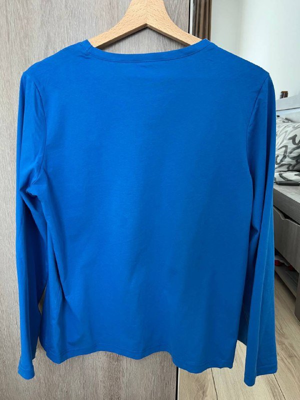 Хлопковый лонгслив новый 2