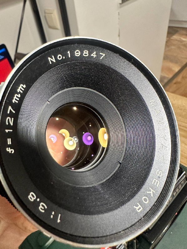Фотоаппарат Mamiya rb67, объектив Sekor 135mm f3.5 7