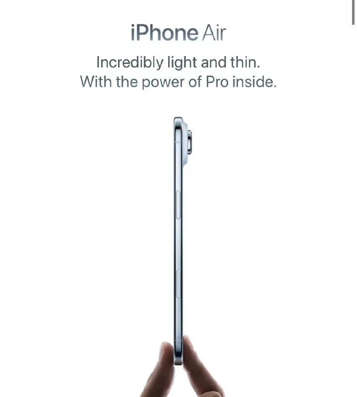 iPhone Air 256GB, iPhone 16 Pro Max 256GB 1