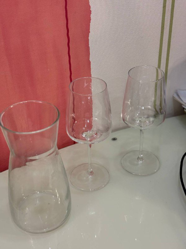 ваза, бокалы