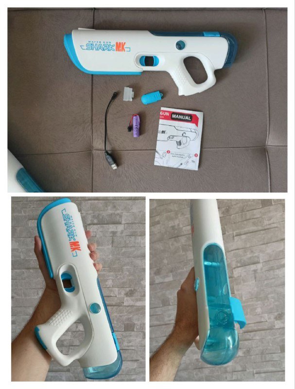 Набор конструкторов 12 птиц, графический планшет, водяное ружье 3