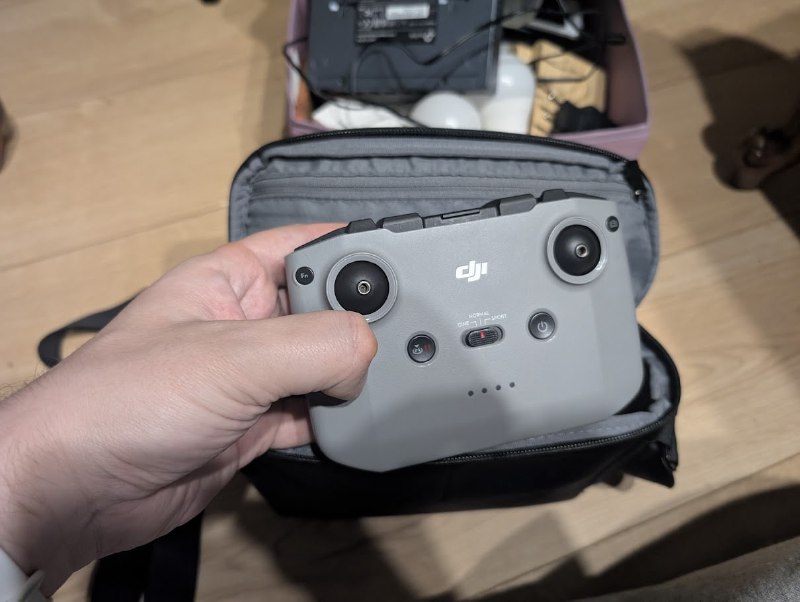 Xbox Series X, Dji controller, Dji mini 2 bag, TP Link switch, Baofeng radio, Samsung S10e, Pixel watch, Samsung Galaxy watch 4, Xiaomi monitor 2