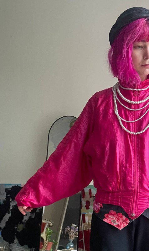 Прозрачное платье, жилетка в цветочек, курточка Adidas 90-х 5