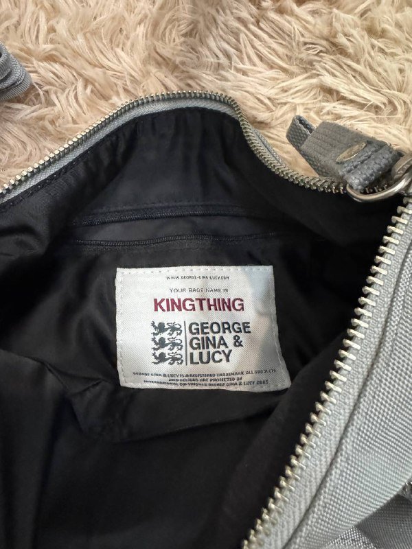 GGL сумка Kingthing с множеством карманов серая 5