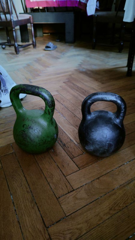 Две гири советские по 24 кг