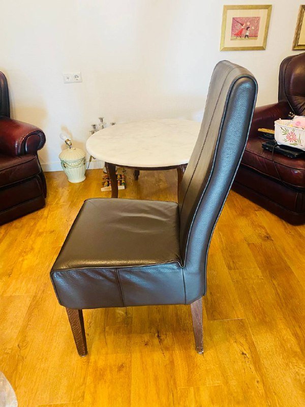 Стулья из натуральной кожи, 6 штук 2