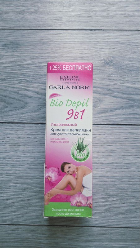 Набор косметики, крем для депиляции, блеск и помада для губ