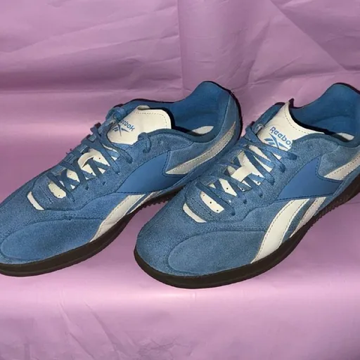Кеды Reebok, голубые и черные