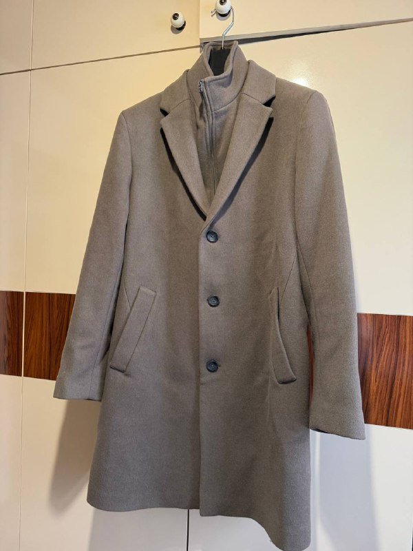 Шерстяное пальто Mango размер L