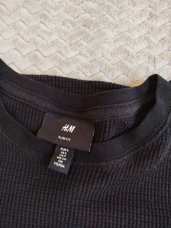 Водолазка Stradivarius, хлопковый лонгслив H&M slim-fit 4