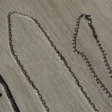 Серебряные кольца, браслет, цепи 5
