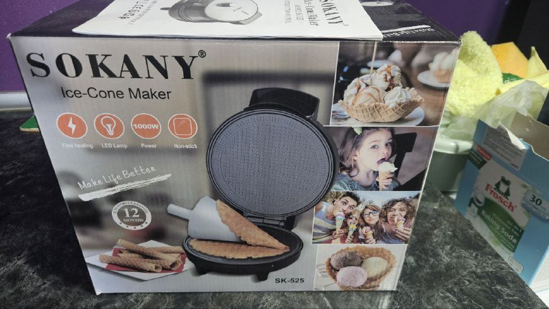 Вафельница SOKANY Ice-Cone Maker