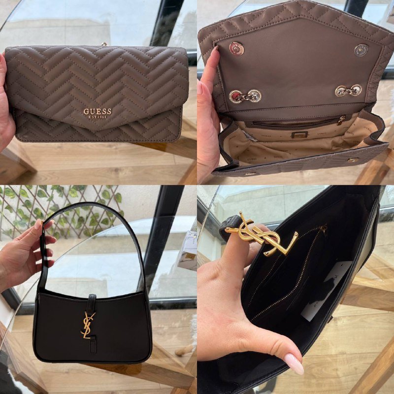 Lacoste сумка, Guess кошельки и сумочки, YSL и Dior сумки 3