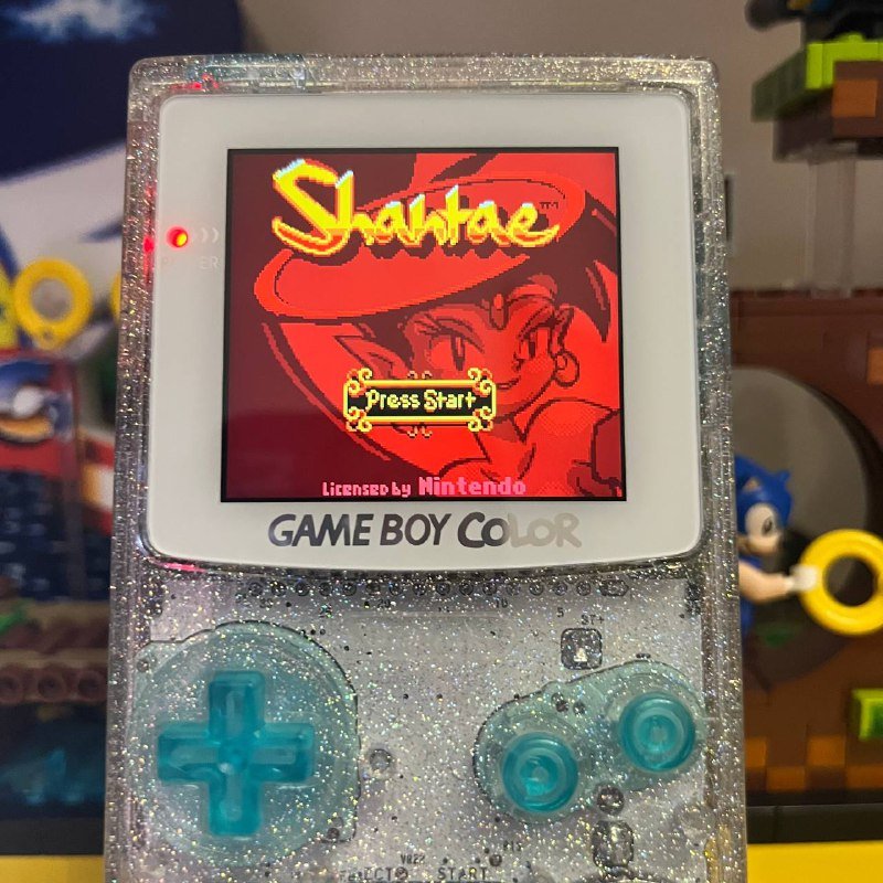 Nintendo Game Boy Color портативная ретро консоль с модом и IPS экраном 4