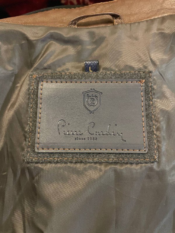 Кожаная куртка Pierre Cardin, размер M-L 3