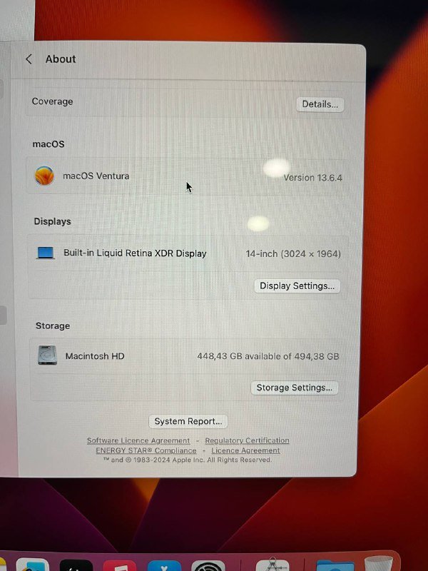 MacBook Pro 14 inch 2021, 16GB RAM, 512GB SSD 3