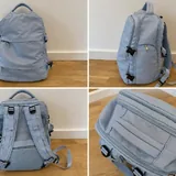 Dress, backpack, trousers, blouse, shoes, puffer coat, bags 2