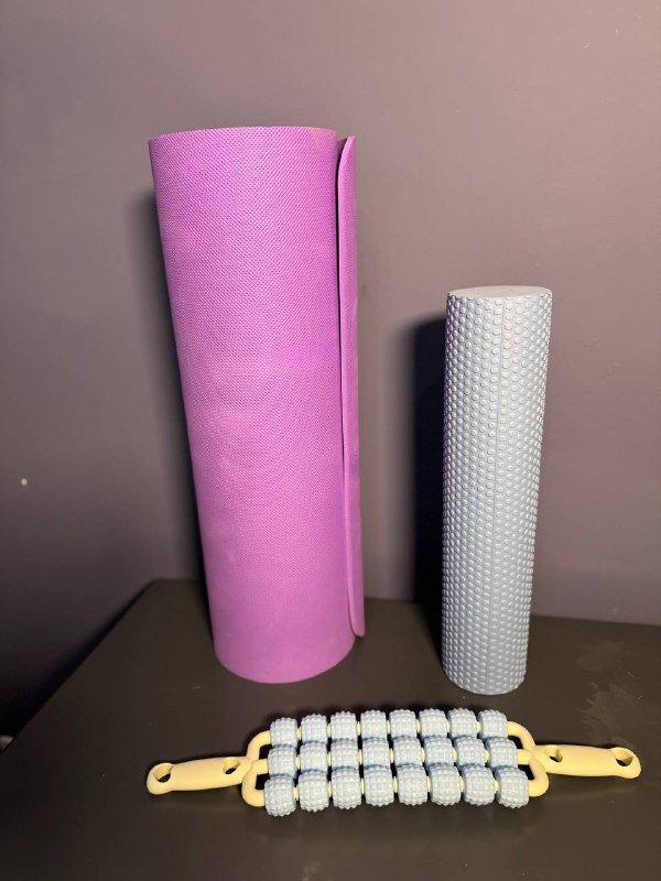 каремат, рол гладкий, роликовый массажер